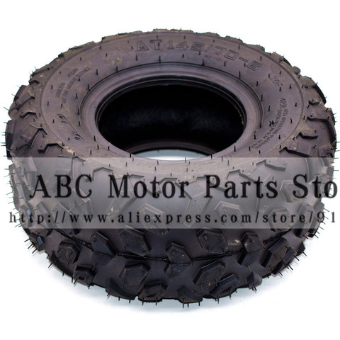 6 Inch ATV Tire 145/70-6 four wheel vehcile Fit for 50cc 70cc 110cc Small ATV Front Or Rear Wheels ► Photo 1/1