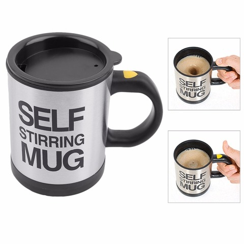 Electric Automatic Coffee Mixing Cup / Mug Drinkware Stainless Steel Cup Coffee Mug Self Stirring  Tea Cup Tool High Quality ► Photo 1/6
