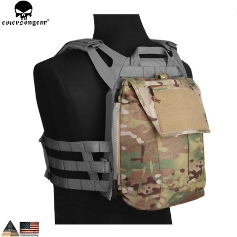 EMERSONGEAR Mag Pouch Zip-ON Panel for AVS JPC2.0 CPC Tactical Backpack Airsoft Combat Gear Bag emerson EM8348 ► Photo 1/1