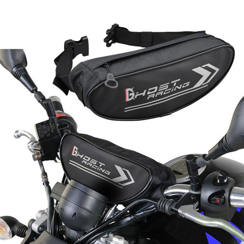 Motorcycle Front Handlebar Bag Casual Waterproof Waist Chest Crossbody Shoulder Bag Universal for Cycling Motorbike Durable ► Photo 1/6
