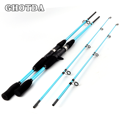 GHOTDA Casting Fishing Rod 1.5m 1.8m Hard 2 Sections Lure Fishing Rod For Squid Pike Fishing pole ► Photo 1/6