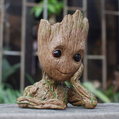 Guardians of The Galaxy Grootted Flowerpot Figures Cute Model Toys Pen Pot Best Christmas Gifts For Kids Home Decoration 16cm ► Photo 1/6