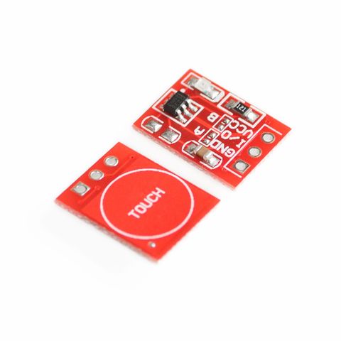 10PCS NEW TTP223 Touch button Module Capacitor type Single Channel Self Locking Touch switch sensor ► Photo 1/2