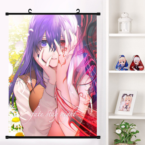 Moive Fate/stay night : Heaven's Feel Sakura Matou Rin Tohsaka Wall Scroll Poster Wall Hanging Poster Home Decor Collection Art ► Photo 1/6