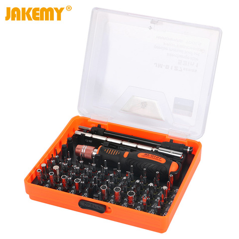 JAKEMY 53 in 1 Multipurpose Precision Screwdriver Set for Computer Tablet Mobile Phone Repair Tools Kit ► Photo 1/1