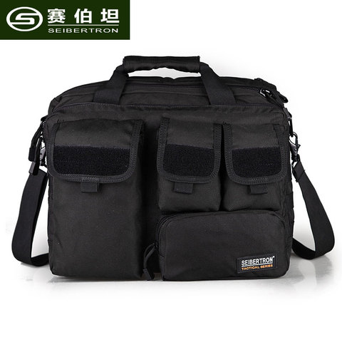 Seibertron Pro-Multifunction Mens Military Tactical Outdoor Shoulder Messenger Bag Handbags 15.6 Briefcase 17.3 laptop bag ► Photo 1/4