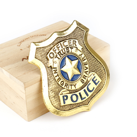 Movie Accessories Cosplay Jewelry POLICE BADGES Brooch Pins ► Photo 1/6