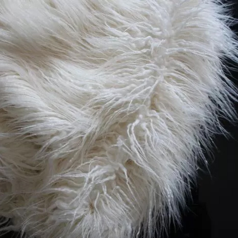 FreeShipping mongolian curly sheep 8cm long pile Faux Fur Fabric yard available,150*50cm one piece fur textile cloth ► Photo 1/1