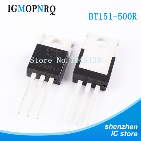 10pcs free shipping BT151-500R BT151 BT151-500 SCRs THYRISTOR 12A 500V TO-220 new original ► Photo 1/1