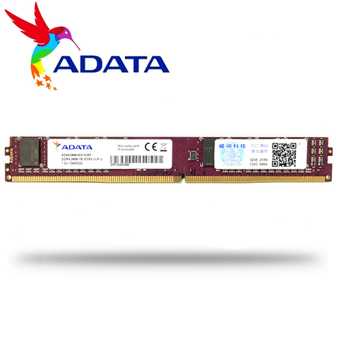 ADATA PC ddr4 ram 8GB 4GB 16GB 2666MHz or 2400MHz DIMM Desktop Memory Support motherboard PC4 4G 8G 16G 2666 2400 MHZ ► Photo 1/6