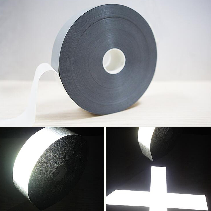 3m Reflective Tape Fabrics Sew on Fabric DIY for Clothes Bags Safety Supplies 