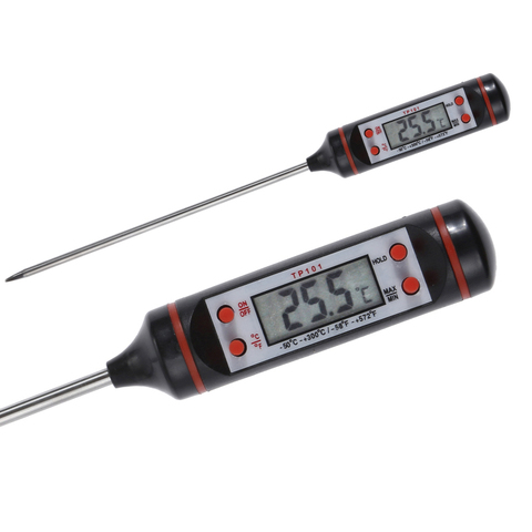 Kitchen Digital BBQ Food Thermometer Meat Cake Candy Fry Grill Gauge Oven  Tool