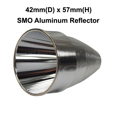 42mm(D) x 57mm(H) SMO Aluminum Reflector for CREE XM-L ► Photo 1/3