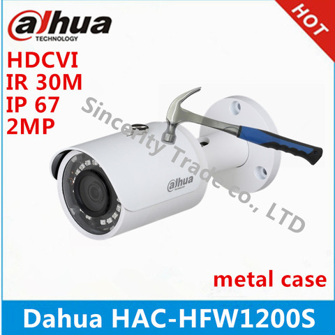 Dahua 2Megapixel metal case HAC-HFW1200S 1080P Water-proof IR30M Bullet HDCVI camera support XVR and HCVR ► Photo 1/1