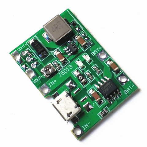 3.7V 4.2V Lithium Li-ion 18650 Battery Charger Board DC-DC Step Up Boost Module Lithium Battery Charging Step-Up Board Module ► Photo 1/1
