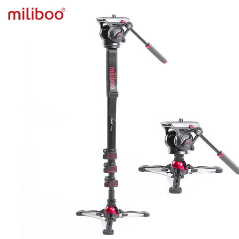 miliboo MTT705Ⅱ Camera Video Monopod with Fluid Drag Head Professional Camera Stand for DSLR, Camcorder Travel 10kg load ► Photo 1/6