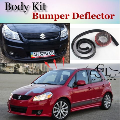 Bumper Lip Deflector Lips For Suzuki SX4 SX-4 SX 4 Neo Baleno Front Spoiler Skirt For TopGear Car Tuning View / Body Kit / Strip ► Photo 1/5