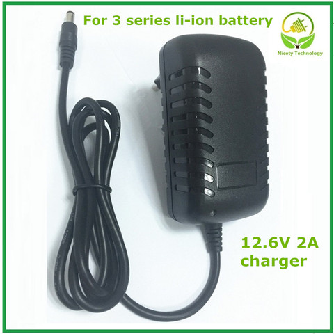 12.6V2A/12.6V 2A Intelligence Lithium Li-ion Battery Charger for 3Series 12V Lithium Polymer Battery Pack Good Quality ► Photo 1/5