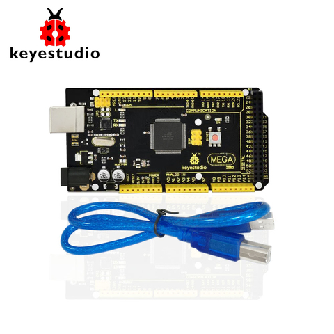 1Pcs Keyestudio 2560 R3  Development Board+ USB Cable+Manual  For Arduino Mega ► Photo 1/6
