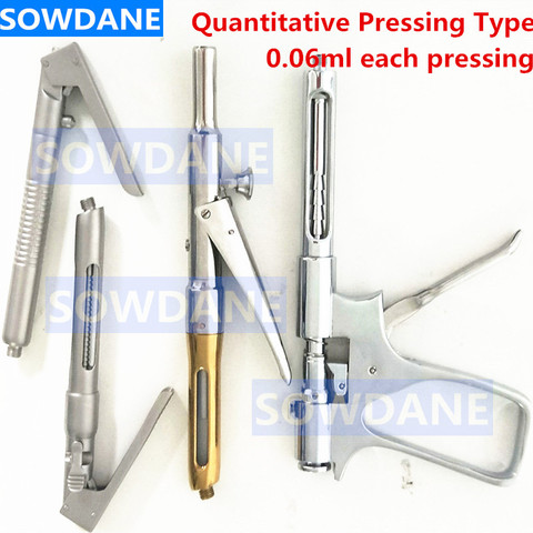 Dental Gun Syringe Stainless steel Quantitative Press Type Syringe Dental Surgical Instrument 1.8ml Dental Surgery Tool Oral ► Photo 1/5