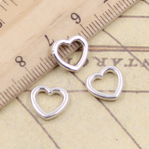 Silver Color Hollow Heart Charms Pendant