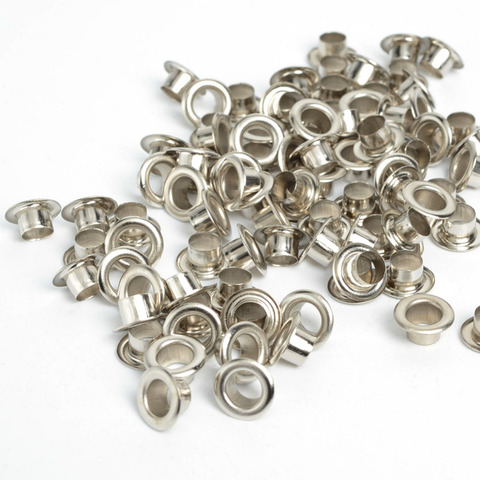 100pcs Scrapbook Eyelets Round Inner Hole 5mm Metal eyelets For Scrapbooking embelishment garment clothes eyelets,Apparel Sewing ► Photo 1/6