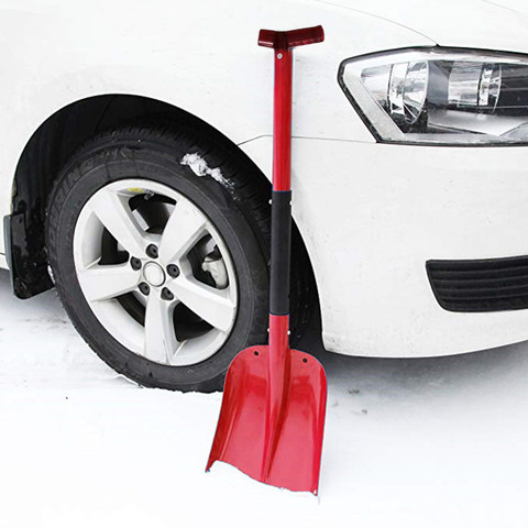 Enhanced XL Aluminum Alloy Telescopic Snow Shovel Portable Shovel With Cutter Saw Car Snow Ice Scraper for Breaking Sawing Ice ► Photo 1/6