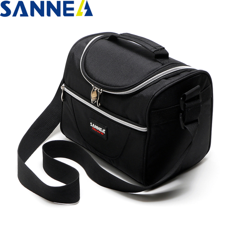 SANNE 5L Thermo Lunch Bag Waterproof Cooler Bag Insulated Lunch Box Thermal Lunch Bag for Kids Picnic Bag Simple and Stylish ► Photo 1/6