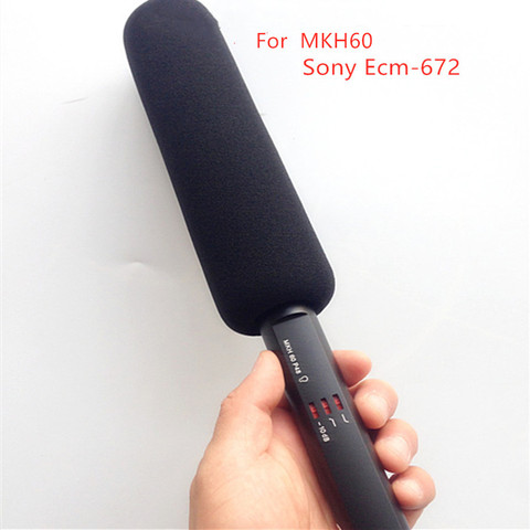 Foam Sponge Windscreen Cover for MKH60 SONY ECM-672  Sponge windshield cover for microphone  diameter 22mm  depth 180mm ► Photo 1/6