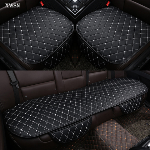 pu Leather car seat cover universal cushion four seasons comfortable and breathable auto parts suitable for 99% car models ► Photo 1/6