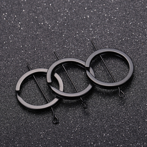 20pcs/lot 1.8*25mm Black Keyring Split Ring (Never Fade) Key Rings For Bag Keychain Diy Jewelry Making Sleutelhanger Key Ring ► Photo 1/6