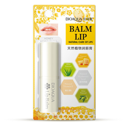 Honey Aloe Lip Balm Moisturizing Mild Brighten Lipbalm Makeup Colorless Refine Repair Wrinkles Women Skin Care ► Photo 1/6