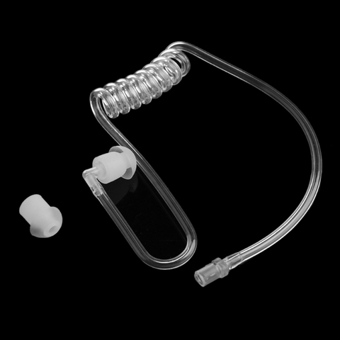 Earphone Accessories Transparent Coil Acoustic Air Tube Earplug For Two-Way Radio Walkie Talkie Earpiece Headset Accessories ► Photo 1/6