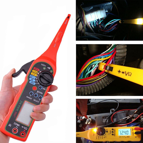 Power Electrical Multi-function Auto Circuit Tester Multimeter Lamp Car Repair Automotive Electrical Multimeter 0V-380V( Screen) ► Photo 1/6