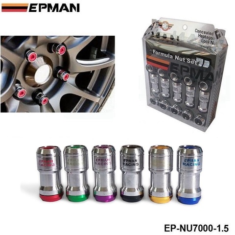 M12 X1.5 AUTHENTIC EPMAN ACORN RIM Racing Lug Wheel Nuts Screw 20PCS CAR For Toyota FOR VOLK EP-NU7000-1.5 ► Photo 1/6