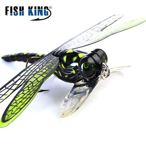Topwater Dragonfly Dry Flies Insect Fly Fishing Lure 6g 75mm Trout Popper Artificial Bait Wobblers For Trolling Hard Lure ► Photo 1/6