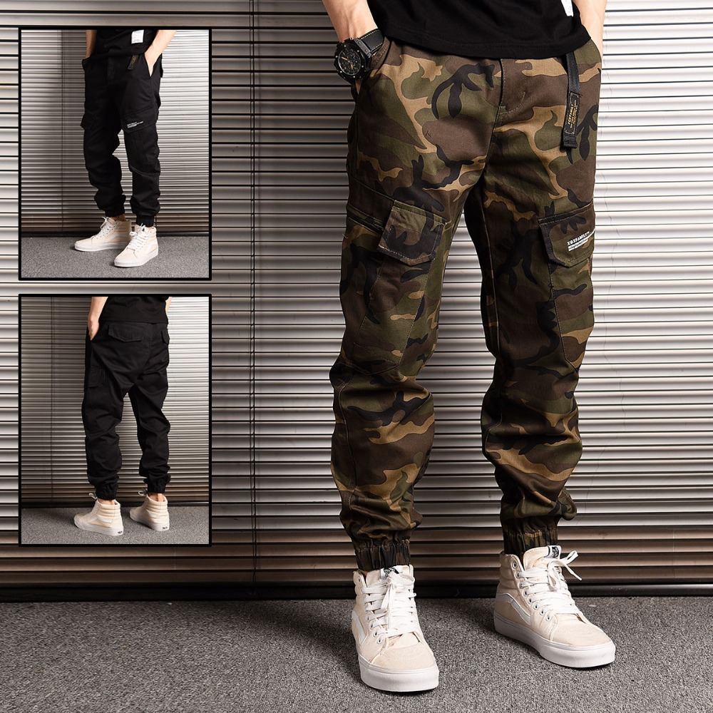 Japanese Style Fashion Streetwear Men Jeans Jogger Pants Camouflage Military  Pants Loose Big Pocket Cargo Pants Hip Hop Trousers - Price history &  Review | AliExpress Seller - Nothing for nothing Store 