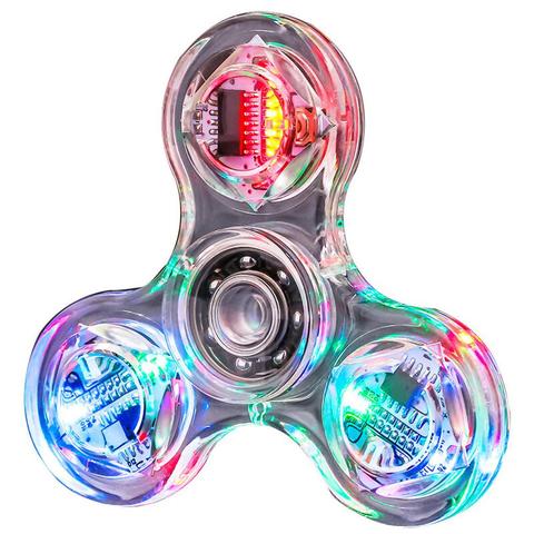 Novelty Multiple Changes LED Fidget Spinner Luminous Hand Top Spinners Glow in Dark EDC Stress Relief Toys ► Photo 1/6