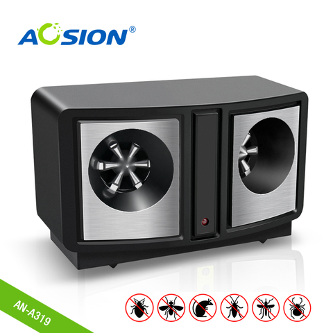 Free Shipping Aosion Dual speaker ultrasonic pest reject rat mice mouse mosquito fly moth repeller repellent ► Photo 1/6