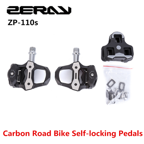 HOT ZERAY ZP-110 Carbon Road Bike Self-locking pedals bicycle cycling pedal 110s cheap MTB pedal high quality ► Photo 1/6