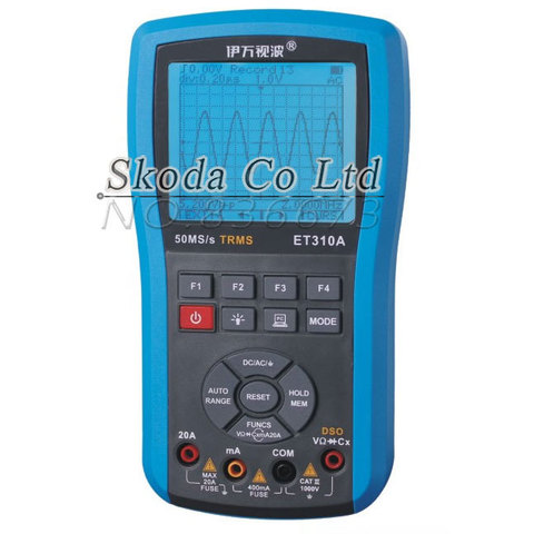 Free shipping Ivan ET310A 10M 50Msps Digital Handheld Storage Oscilloscope ScopeMeter TRMS multimeter Automatic measurements ► Photo 1/1