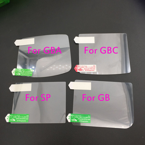 Plastic Clear For GBP Screen Lens Protector  For GB GBA GBC GBA SP Protective Film ► Photo 1/3