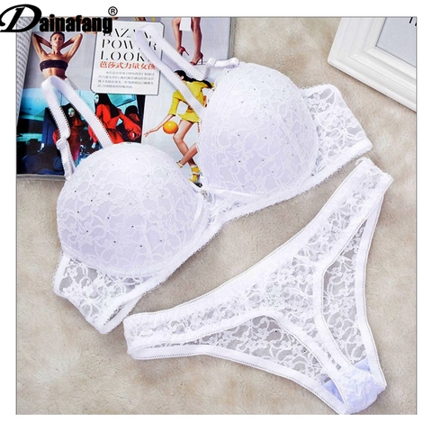 Hot A B C Cup Plus Size Push Up Bra Sexy Lace Brassiere Lingerie Wear For  Women