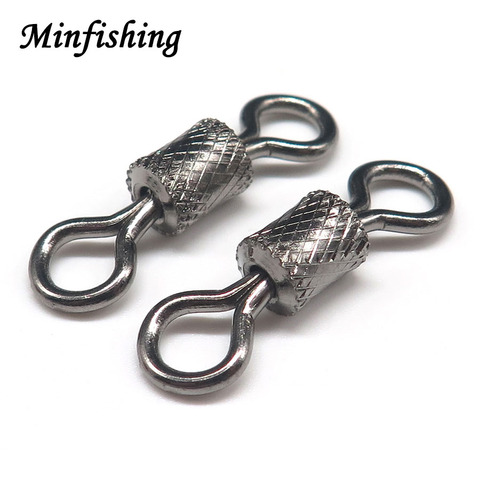 25~100 pcs/lot Stainless Steel Rolling Swivels YH Fishing Swivel Size 1#~12# Fishing Accessories Sea Fishing Hook Connector ► Photo 1/3