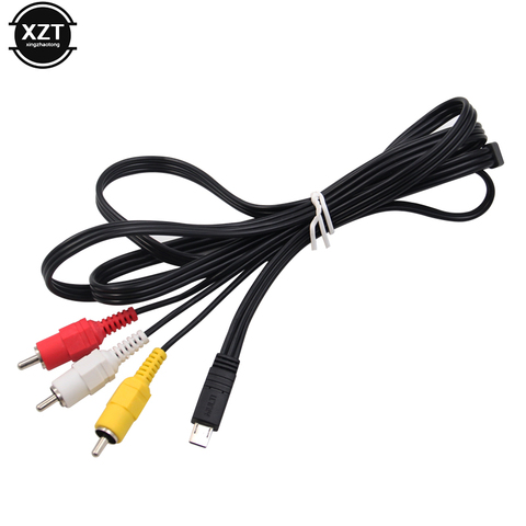 1.2m Multi AV Audio Video Cable Camera Connecting Home TV HDTV RCA Adapter For Sony HDR-PJ220/CX230/CX220/PJ240 AV Cable ► Photo 1/5