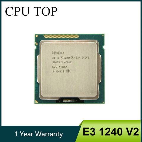 Intel Xeon E3-1240 v2 8M Cache 3.40 GHz SR0P5 LGA1155 E3 1240 v2 CPU Processor ► Photo 1/2