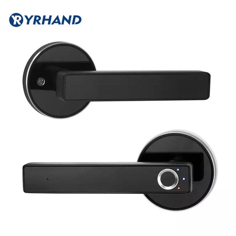 biometric lock semiconductor fingerprint lock smart door lock, Automatic security door electronic lock ► Photo 1/6