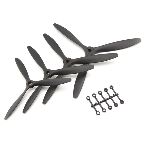 Drone Propellers 8060 9060 1060 1170 inch Efficient 3 Blades Propeller  Spinner for RC Models ► Photo 1/6
