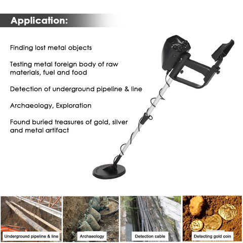 MD-4030 Professtional Underground Metal Detector Gold Detectors Adjustable Treasure Hunter Tracker Seeker Metal Circuit Detector ► Photo 1/1