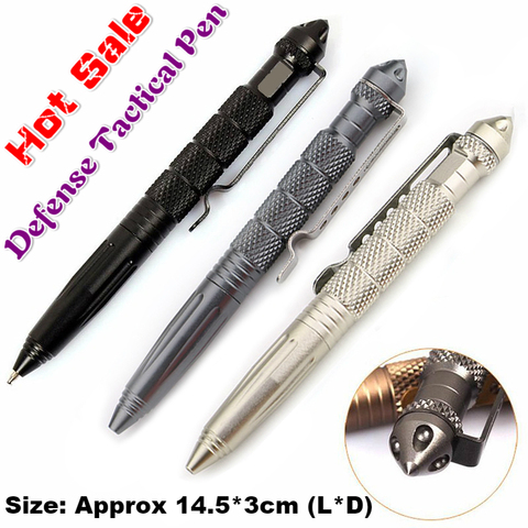 High Quality Portable Multipurpose Anti-skid personalized Aviation Aluminum defensa personal Self Defense Tactical Pen Tool ► Photo 1/6